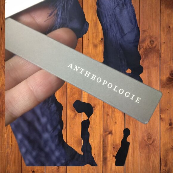 Anthropologie Women's Large Blue Short Sleeve Fringe Mini Dress New With Tags - Picture 6 of 9